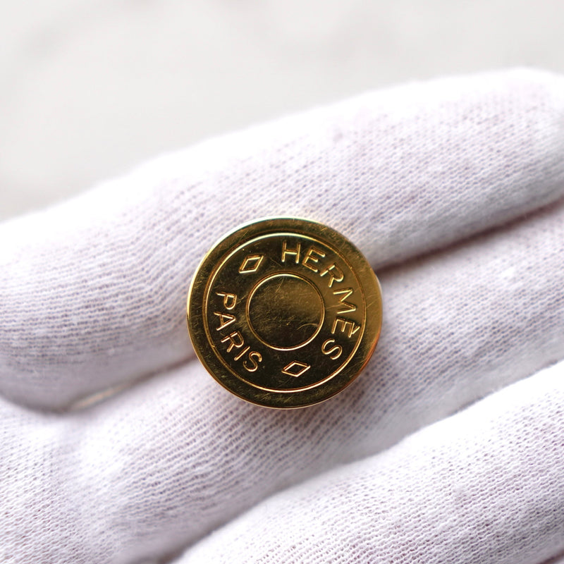 Sellier Gold Round Earring - NEWSED