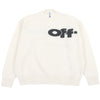 オフホワイト SHARED LOGO KNIT CREWNECK ロゴニット セーター クリーム M メンズ 未使用品