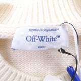 オフホワイト SHARED LOGO KNIT CREWNECK ロゴニット セーター クリーム M メンズ 未使用品 - NEWSED