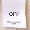 オフホワイト SHARED LOGO KNIT CREWNECK ロゴニット セーター クリーム M メンズ 未使用品