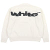 オフホワイト SHARED LOGO KNIT CREWNECK ロゴニット セーター クリーム M メンズ 未使用品