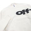 オフホワイト SHARED LOGO KNIT CREWNECK ロゴニット セーター クリーム M メンズ 未使用品