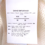 オフホワイト SHARED LOGO KNIT CREWNECK ロゴニット セーター クリーム M メンズ 未使用品 - NEWSED
