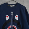 Shark Crewneck Sweatshirt エイプ シャーク スウェット ネイビー