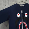 Shark Crewneck Sweatshirt エイプ シャーク スウェット ネイビー