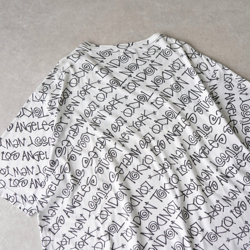 Shawn Font Pattern Tee Shirt - NEWSED