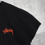 ステューシー Shells Tee バック プリント Tシャツ ブラック - NEWSED