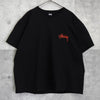 ステューシー Shells Tee バック プリント Tシャツ ブラック