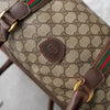 Shelly Line GG Pattern Mini Boston Bag