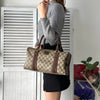 Shelly Line GG Pattern Mini Boston Bag