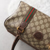 Shelly Line GG Pattern Mini Boston Bag