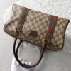 Shelly Line GG Pattern Mini Boston Bag