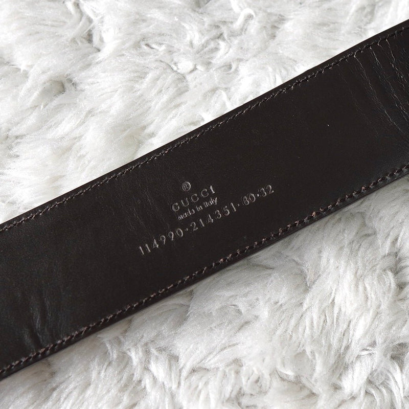 Shelly Line Leather Belt - NEWSED
