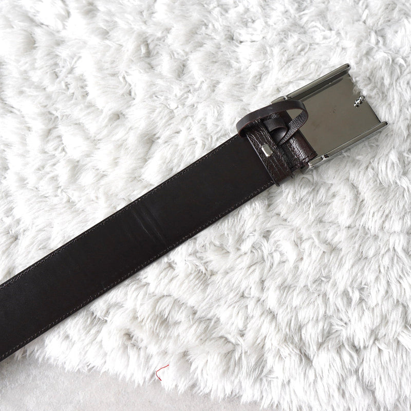 Shelly Line Leather Belt - NEWSED