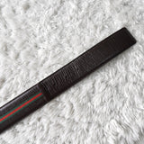Shelly Line Leather Belt - NEWSED