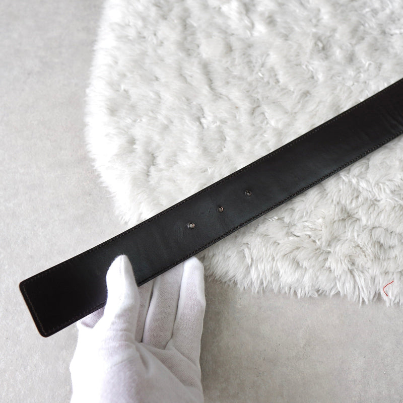 Shelly Line Leather Belt - NEWSED