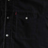リーバイス SHERPA LINED TRUCKER JACKET コーデュロイ襟 ボアジャケット ブラック メンズ