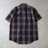 Short Sleeve Nova Check Shirt - NEWSED