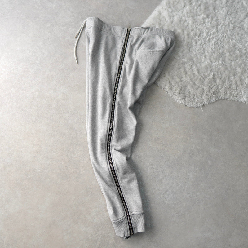 Side Zipper Sweat Pants - NEWSED