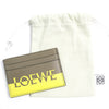 ロエベ SIGNATURE PLAIN CARDHOLDER シグネチャー プレーン カードホルダー ロゴ カードケース ブラウン レディース