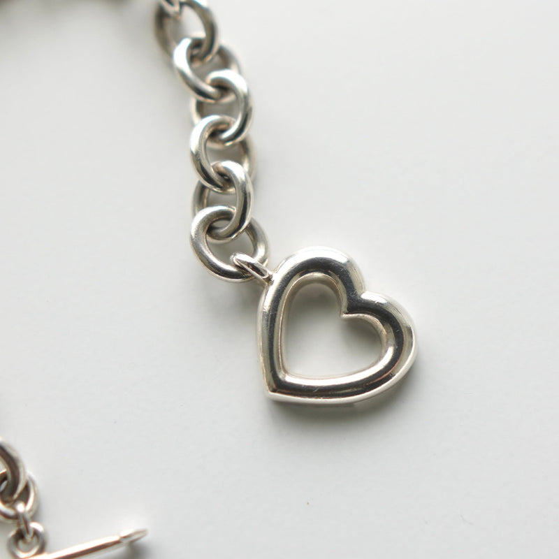 Silver 925 Heart and Arrow Toggle Bracelet - NEWSED