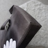 Silver Gancini Leather Shoulder Bag