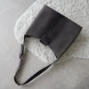 Silver Gancini Leather Shoulder Bag