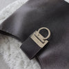 Silver Gancini Leather Shoulder Bag