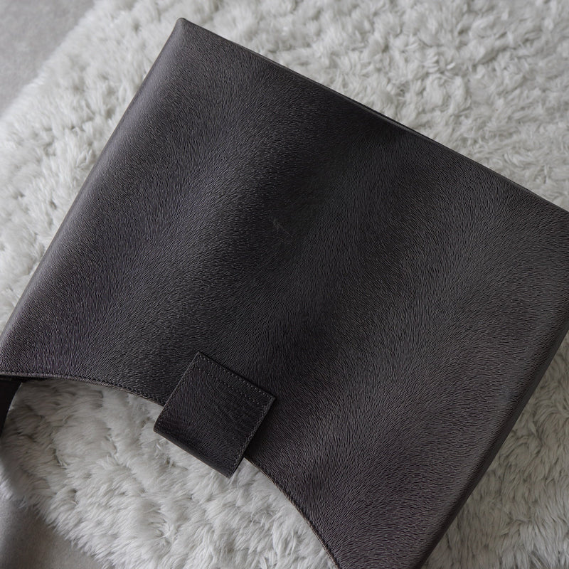 Silver Gancini Leather Shoulder Bag - NEWSED