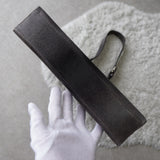 Silver Gancini Leather Shoulder Bag - NEWSED