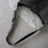 Silver Gancini Leather Shoulder Bag - NEWSED