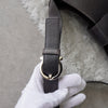Silver Gancini Leather Shoulder Bag