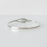 Silver Hook Bangle - NEWSED