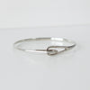 Silver Hook Bangle