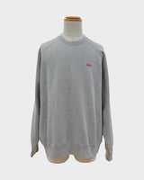 シュプリーム Small Box Raglan Crewneck スモールボックスロゴ プルオーバー スウェット グレー L メンズ - NEWSED