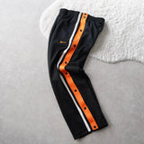 Snap Button Track Pants - NEWSED