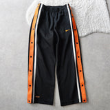 Snap Button Track Pants - NEWSED