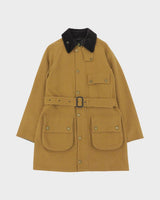 バブアー SOLWAY ZIPPER SL ベルト取り外し可 コート ライトブラウン 34 レディース - NEWSED