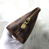 ルイヴィトン ダミエ ポシェットコスメティック SPオーダー ポーチ ブラウン - NEWSED