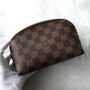 ルイヴィトン ダミエ ポシェットコスメティック SPオーダー ポーチ ブラウン
