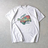 "SPACE JAM" printed white tee shirt - NEWSED