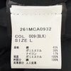 バブアー SPEY 襟コーデュロイ ピーチスキン カバーオール ブラック L メンズ