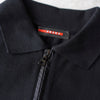 Sport Rubber Patch Half-zip Polo Shirt