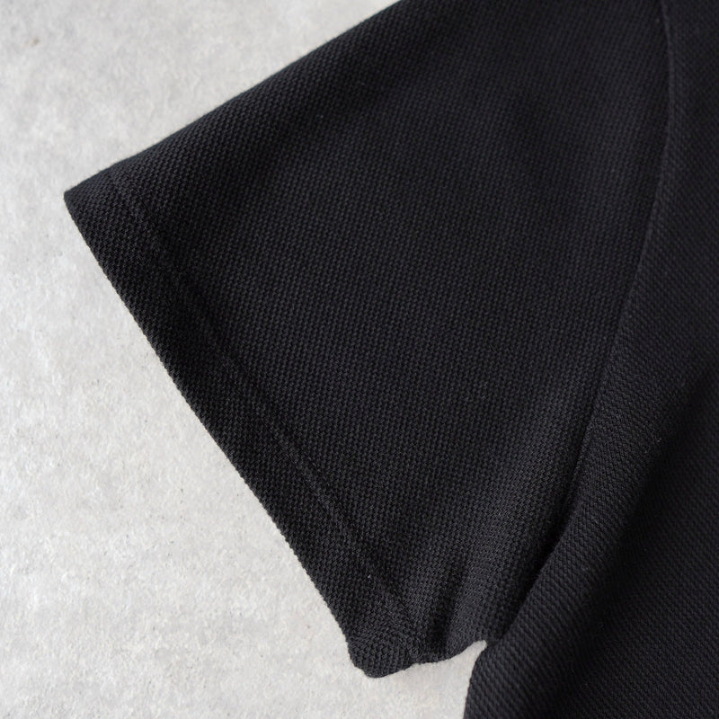 Sport Rubber Patch Half - zip Polo Shirt - NEWSED