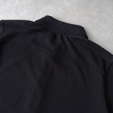 Sport Rubber Patch Half - zip Polo Shirt - NEWSED