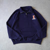 Sport team logo half-zip sweatshirt