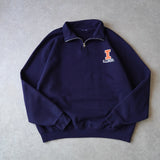 Sport team logo half - zip sweatshirt - NEWSED