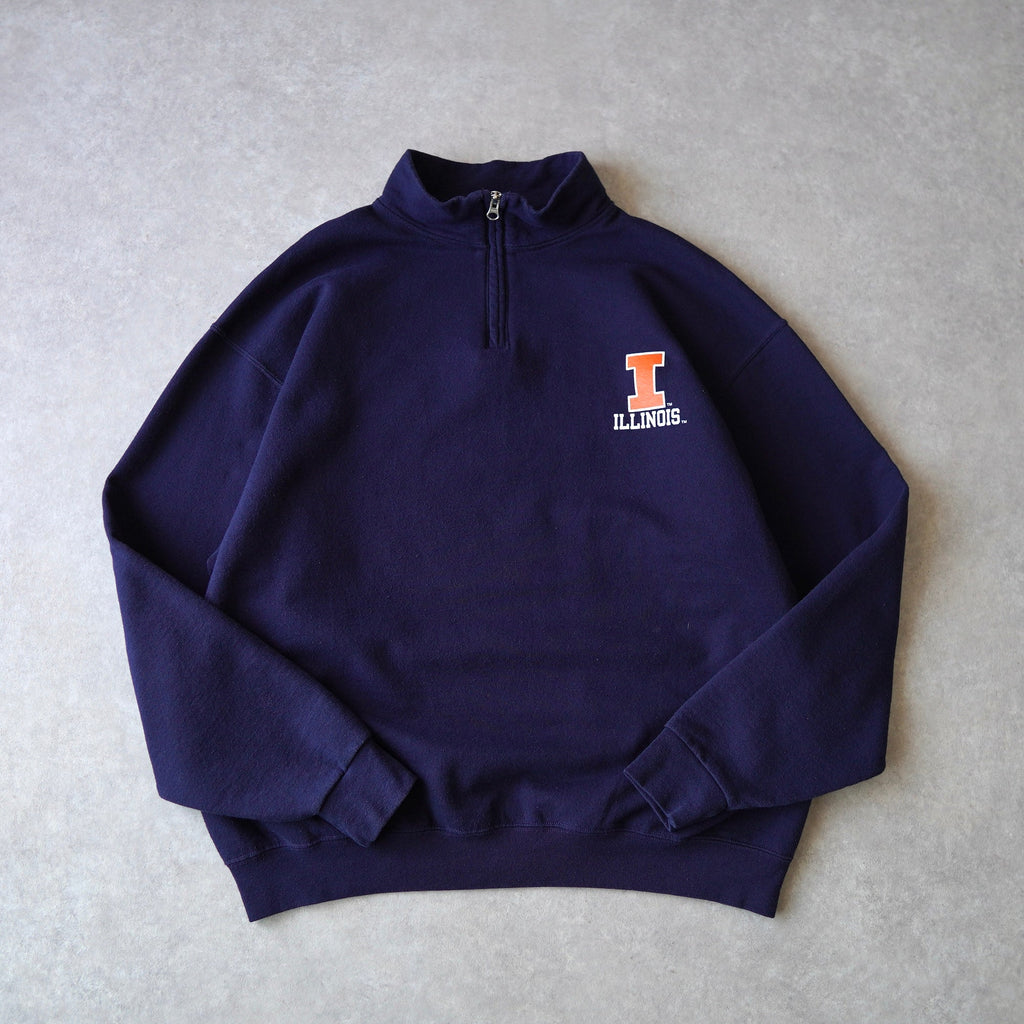 Sport team logo half-zip sweatshirt