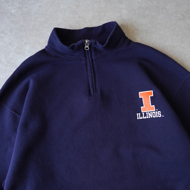 Sport team logo half - zip sweatshirt - NEWSED