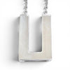 トムウッド Square Pendant スクエア ネックレス ペンダント 24.5インチチェーン ネックレス シルバー メンズ